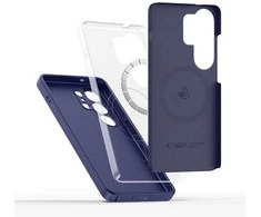 „Tech-Protect“ silikoninis „MagSafe“ dėklas „Samsung Galaxy S26 Ultra“ kobalto violetinis