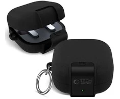 Dėklas Tech-Protect Slim Hook Samsung Galaxy Buds 4 / 4 Pro juodos spalvos
