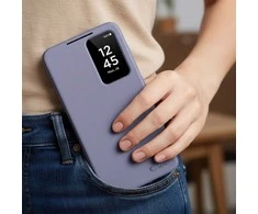 Dėklas Tech-Protect Smart Wallet Samsung Galaxy A57 5G violetinės spalvos