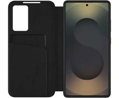 Dėklas Tech-Protect Smart Wallet Samsung Galaxy A37 5G Matte juodos spalvos