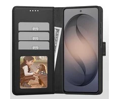 Dėklas Tech-Protect WALLET MagSafe Samsung Galaxy S26 ULTRA MATINIS Juodas