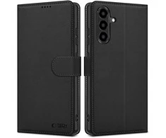 Dėklas Tech-Protect Wallet Samsung Galaxy A57 5G juodos spalvos