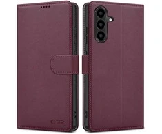 Dėklas „Tech-Protect“ piniginė „Samsung Galaxy A57 5G Mulberry“