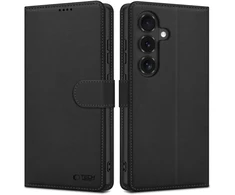 Dėklas TECH-PROTECT WALLET Samsung Galaxy S26 FE juodos spalvos