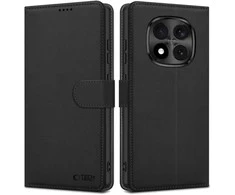 Dėklas Tech-Protect Wallet Xiaomi Redmi Note 15 Pro 5G matinės juodos spalvos