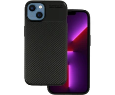 Dėklas Tel Protect Carbon Elite skirtas iPhone 13 juodos spalvos