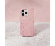 UNIQ Coehl Terrazzo Dėklas Apple iPhone 14 Pro Max 6,7″ coral rožinės spalvos
