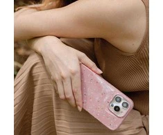 UNIQ Coehl Terrazzo Dėklas Apple iPhone 14 Pro 6,1″ coral rožinės spalvos