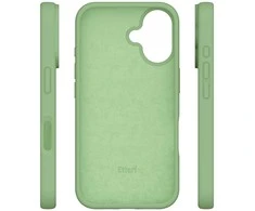 Dėklas Telforceone Etteri Silicone Apple iPhone 16 6,1" šviesiai žalios spalvos