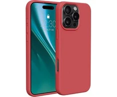 Dėklas Telforceone Etteri Silicone Apple iPhone 16 Pro 6,3" raspberry