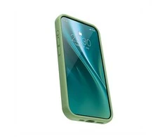 Dėklas Telforceone Etteri Silicone Apple iPhone 14 6,1" šviesiai žalios spalvos
