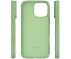 Dėklas Telforceone Etteri Silicone Apple iPhone 16 Pro Max 6,9" šviesiai žalios spalvos