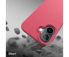 Dėklas Telforceone Etteri Silicone Apple iPhone 16 6,1" raspberry