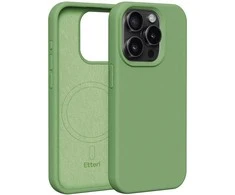 Dėklas Telforceone Etteri Silicone Mag Apple iPhone 15 Pro 6,1" šviesiai žalios spalvos