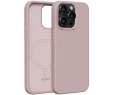 Dėklas Telforceone Etteri Silicone Mag Apple iPhone 15 Pro Max 6,7" rožinės spalvos