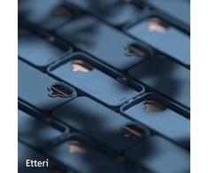 Etteri silikoninis Mag dėklas, skirtas iPhone 16 Plus 6,7" tamsiai mėlynas
