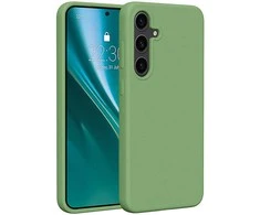 Etteri silikoninis dėklas Samsung Galaxy S25 Plus šviesiai žalias