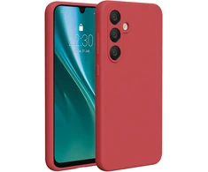 Etteri silikoninis dėklas Samsung Galaxy S24 FE aviečių spalvos