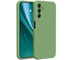 Dėklas Telforceone Etteri Silicone Samsung Galaxy A14 šviesiai žalios spalvos