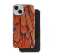 Dėklas TelForceone Gold Glam Samsung Galaxy A54 5G oranžinis