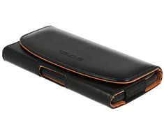 Dėklas Toptel Telone VIVA Belt Holster (Dydis 14) skirtas Apple iPhone 11/16 Plus/16 Pro/Huawei P30 Lite/Samsung S23/S24 juodas, leather (155x80x14 mm)
