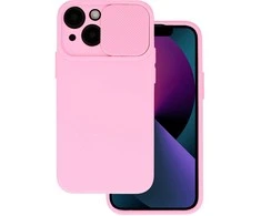 Dėklas Topt Camshield Soft for Samsung Galaxy S24 FE Light rožinės spalvos