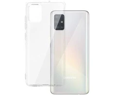 Dėklas Topt Galinis dangtelis 2 mm idealiai tinkantis Samsung Galaxy A51 skaidrus