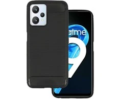 Dėklas Galinis dangtelis CARBON skirtas Realme 9 Pro/9 5G juodos spalvos
