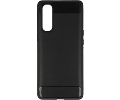Dėklas Topt Galinis dangtelis CARBON skirtas Oppo Reno3 Pro 5G juodos spalvos