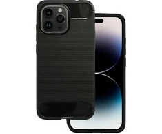 Dėklas Topt Galinis dangtelis CARBON skirtas Apple iPhone 14 Pro Max juodos spalvos
