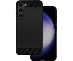Dėklas Topt Galinis dangtelis CARBON skirtas Samsung Galaxy S23 Plus juodos spalvos