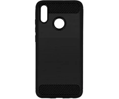 Dėklas Topt Galinis dangtelis CARBON skirtas Huawei P Smart 2019 juodos spalvos