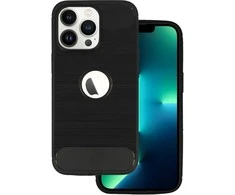 Dėklas Topt Galinis dangtelis CARBON skirtas Apple iPhone 13 Pro Max juodos spalvos