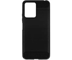 Dėklas Topt Galinis dangtelis CARBON skirtas Xiaomi Redmi Note 12 5G/Poco X5 juodos spalvos
