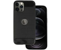 Dėklas Topt Galinis dangtelis CARBON skirtas Apple iPhone 12 Pro Max juodos spalvos