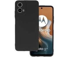 Dėklas Topt Galinis dangtelis Matinis skirtas Motorola Moto G34 5G juodos spalvos