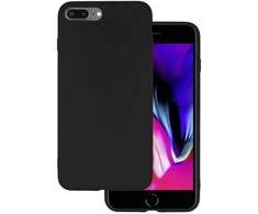 Topt Riposo Dėklas „Matinis'' įvairiems telefonų modeliams, juodas IPHONE 7+/8+