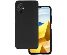 Dėklas Topt Galinis dangtelis Matinis skirtas Xiaomi Poco M5 juodos spalvos