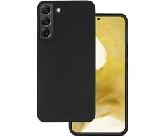 Dėklas Topt Galinis dangtelis Matinis skirtas Samsung Galaxy S22 juodos spalvos