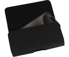 Dėklas Toptel Topt HIT Belt Holster (SIZE XL) skirtas Apple iPhone 15 Pro Max/Samsung A54 5G/A52/S24 Plus/S20 FE design 4 juodas (167×83 mm)