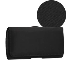 Dėklas Topt HIT Belt Holster (SIZE XL) skirtas Apple iPhone 15 Pro Max/Samsung A54 5G/A52/S24 Plus/S20 FE design 1 juodas (167×83 mm)
