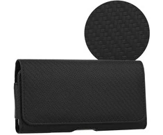 Dėklas Topt HIT Belt Holster (SIZE XL) skirtas Apple iPhone 15 Pro Max/Samsung A54 5G/A52/S24 Plus/S20 FE design 3 juodas (167×83 mm)