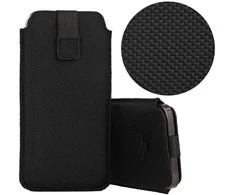 Dėklas Topt HIT maišelis telefonui (Dydis XL) Apple iPhone 14/14 Pro/Apple iPhone 15/15 Pro/Samsung S23/S23 Plus/S24/S24 Plus/A15/A54 5G design 2 juodos spalvos