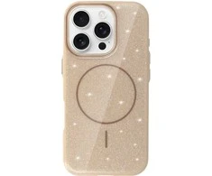 Dėklas Topt Magsafe Slim Shiny skirtas Apple iPhone 16e aukso spalvos