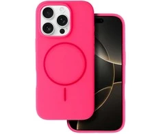 Dėklas Topt Magsafe Slim Silicone skirtas Apple iPhone 16e rožinės spalvos