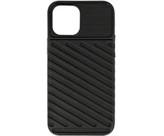 Dėklas Topt Thunder dėkals skirtas Apple iPhone 12 Pro Max juodos spalvos