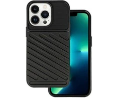 Dėklas Topt Thunder dėkals skirtas Apple iPhone 13 Pro Max juodos spalvos