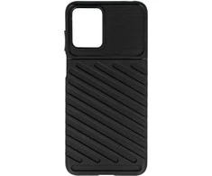 Dėklas Topt Thunder dėkals skirtas Motorola Moto G13 juodos spalvos