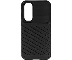 Dėklas Topt Thunder dėkals skirtas Samsung Galaxy S23 FE juodos spalvos