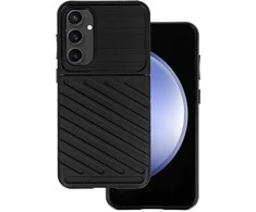 Dėklas Topt Thunder dėkals skirtas Samsung Galaxy S23 FE juodos spalvos